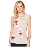 Calvin Klein Pullover Top (khaki Multi) Women's Clothing