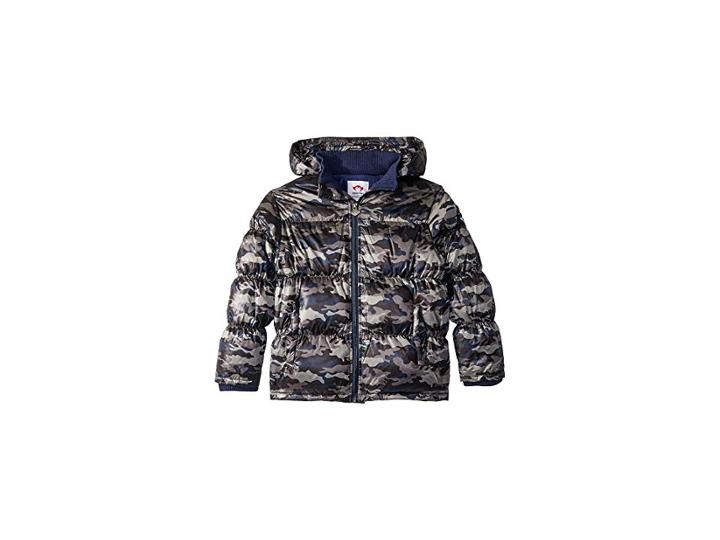 Appaman Kids Soft Base Camp Puffer Jacket With Front Pockets (toddler/little Kids/big Kids) (city Nights Camo) Boy's Coat