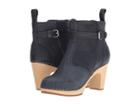 Swedish Hasbeens High Heeled Jodhpur (dark Blue) Women's Pull-on Boots