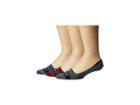 Sperry Stripe Marl Signature Invisible Liner (vintage Indigo Assorted) Men's No Show Socks Shoes