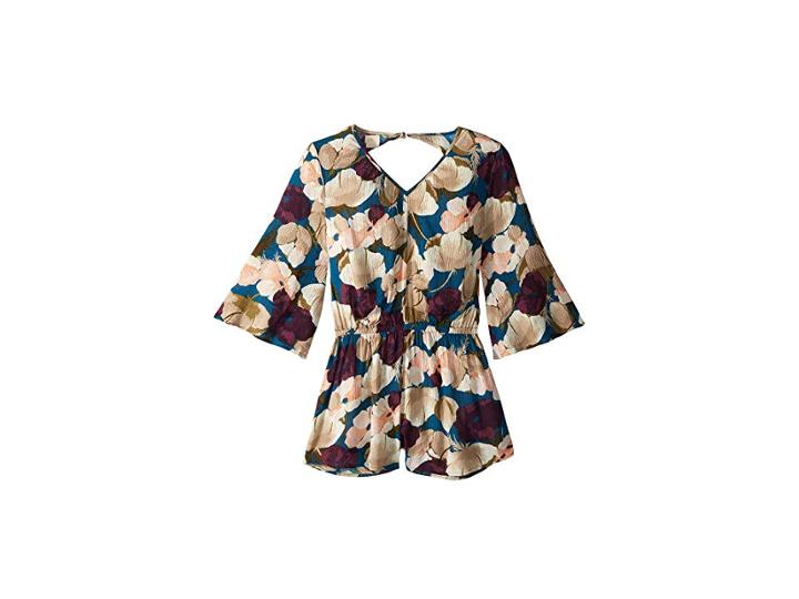 O'neill Kids Night Bloom Romper (big Kids) (blue Sapphire) Girl's Jumpsuit & Rompers One Piece