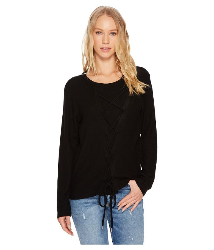 Lna Brushed Vok (black) Women's Clothing