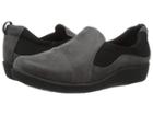 Clarks Sillian Paz (grey Synthetic Nubuck) Women's  Shoes