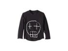Nununu Sketch Skull Long-sleeved Rashguard (infant/toddler/little Kids) (black) Boy's Swimwear
