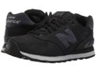 New Balance Classics Ml574 (black/outerspace Textile) Men's Shoes