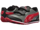 Puma Kids Speed Lightup Power V (little Kid/big Kid) (castor Gray/flame Scarlet) Boys Shoes