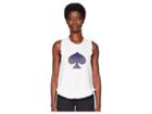 Kate Spade New York Athleisure Ruffle Racerback Tank Top (fresh White) Women's Sleeveless
