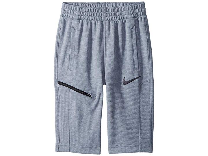Nike Kids Dry Basketball Short (little Kids/big Kids) (wolf Grey/black/black) Boy's Shorts
