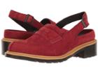 Dr. Martens Romana (dark Red Soft Buck) Women's Sandals