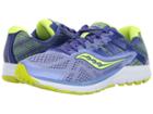 Saucony Ride 10 (purple/blue/citron) Women's Running Shoes