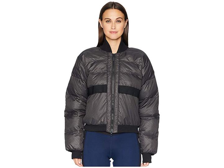 Adidas By Stella Mccartney Essentials Short Padded Jacket Cz3533 (black) Women's Clothing