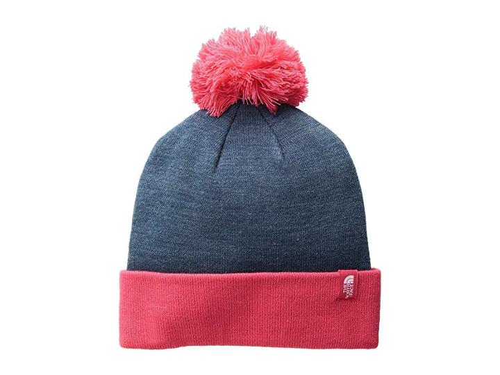 The North Face Kids Ski Tuke (big Kids) (blue Wing Teal Heather/atomic Pink) Cold Weather Hats