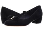 Salvatore Ferragamo Vara V (mirto/navy) Women's 1-2 Inch Heel Shoes