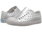 Native Kids Shoes Jefferson Metallic (toddler/little Kid) (silver Metallic/mist Grey) Girls Shoes
