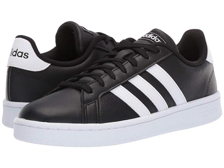 Adidas Grand Court (core Black/footwear White/core Black) Women's Shoes