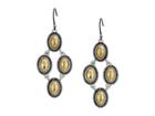Lucky Brand Pave Gem Chandelier Earrings (two-tone) Earring