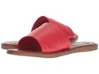 Steve Madden Camilla Flat Sandal (red Leather) Women's Sandals