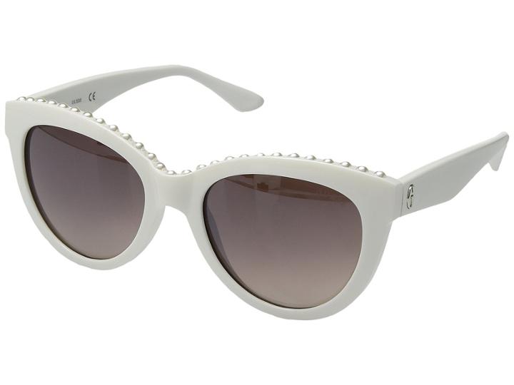 Guess Gf6068 (white/gradient Brown) Fashion Sunglasses