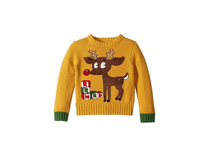 Whoopi Baby Reindeer Sweater (infant/toddler) (multi) Sweater