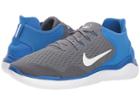 Nike Free Rn 2018 (gunsmoke/white/signal Blue/thunder Grey) Men's Running Shoes