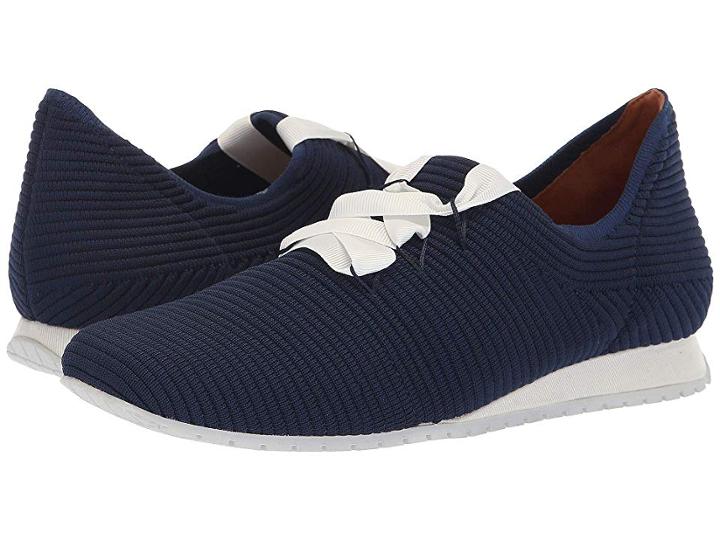 L'amour Des Pieds Taimah (navy/white Stretch) Women's Shoes