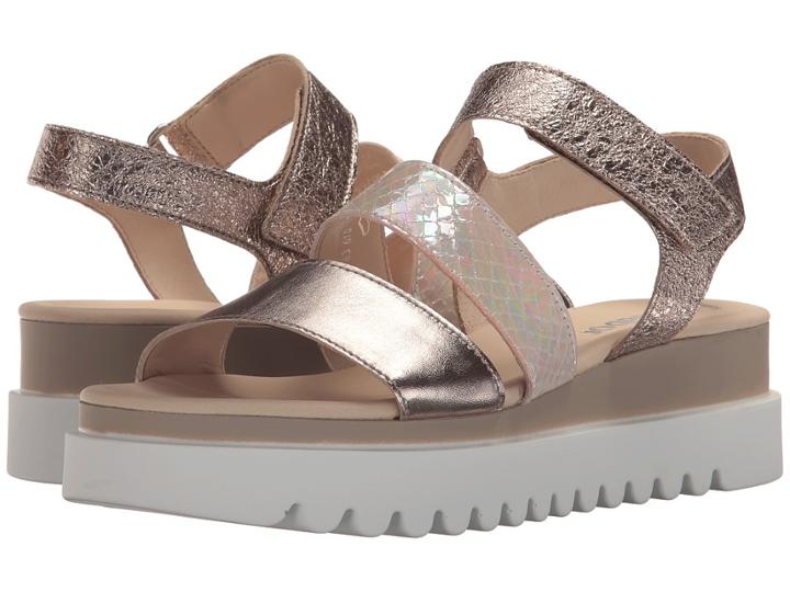 Gabor Gabor 83.610 (gold Luxor/boa) Women's Sandals