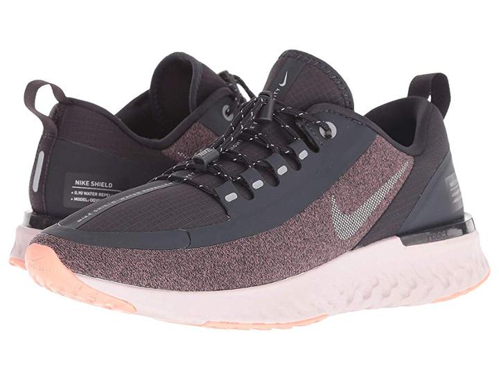Nike Odyssey React Shield (oil Grey/metallic Silver/smokey Mauve) Women's Running Shoes