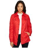 Pendleton Quilted Shirt Jacket (red) Women's Coat