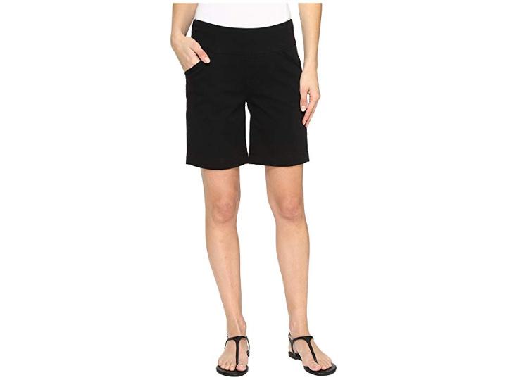 Jag Jeans Ainsley Pull-on 8 Shorts In Bay Twill (black) Women's Shorts