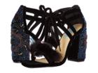 Blue By Betsey Johnson Luca (black Velvet) Women's Shoes