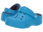 Crocs Kids Crocs Winter Clog (toddler/little Kid) (ocean/navy) Kids Shoes