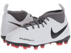 Nike Kids Jr. Phantom Vision Club Df Mg Soccer (toddler/little Kid/big Kid) (wolf Grey/black/light Crimson) Kids Shoes