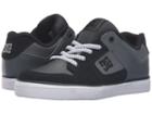 Dc Kids Pure Elastic (little Kid) (grey/black/grey) Boys Shoes