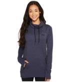 Under Armour Featherweight Fleece Slouchy (midnight Navy/black/black) Women's Fleece