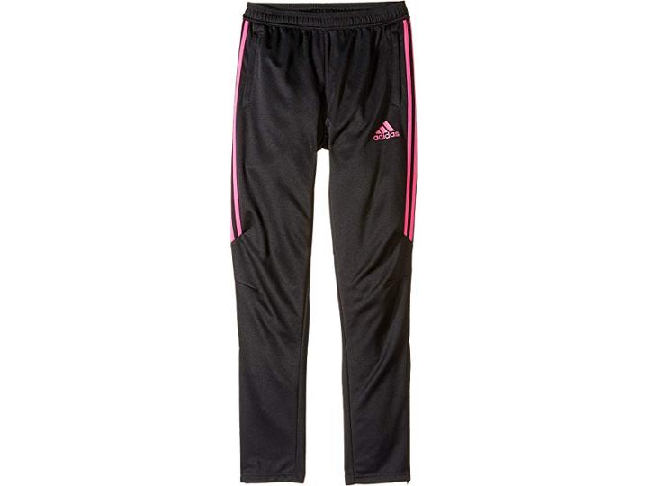Adidas Kids Tiro Pants (little Kids/big Kids) (black/shock Pink) Girl's Casual Pants