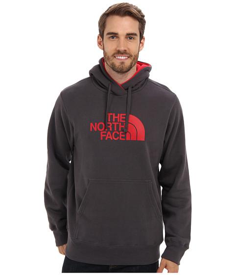 The North Face Half Dome Hoodie (graphite Grey/tnf Red) Men's Long Sleeve Pullover