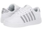 K-swiss Classic Pro (little Kid) (white/silver) Shoes