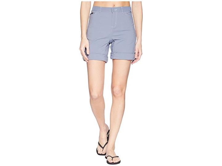 Woolrich Trail Time Convertible Shorts (gray/indigo) Women's Shorts