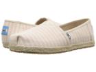 Toms Kids Alpargata (little Kid/big Kid) (blossom Woven Stripe Rope Sole) Girl's Shoes