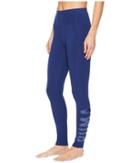 Puma Athletic Leggings (blue Depths Glitter) Women's Casual Pants