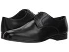 Canali Plain Toe Oxford (black) Men's Plain Toe Shoes
