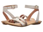Born Mai Easy (white/light Gold Metallic Combo) Women's Shoes