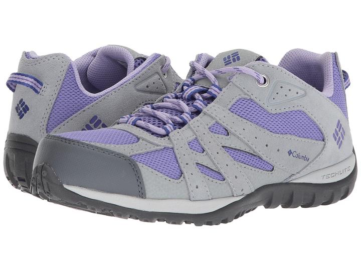 Columbia Kids Redmond (little Kid/big Kid) (purple Aster/clematis Blue) Girls Shoes