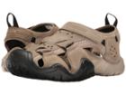 Crocs Swiftwater Suede Fisherman (khaki/cobblestone) Men's Sandals