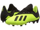 Adidas Kids X 18.3 Fg Soccer (little Kid/big Kid) (solar Yellow/black/solar Yellow) Kids Shoes