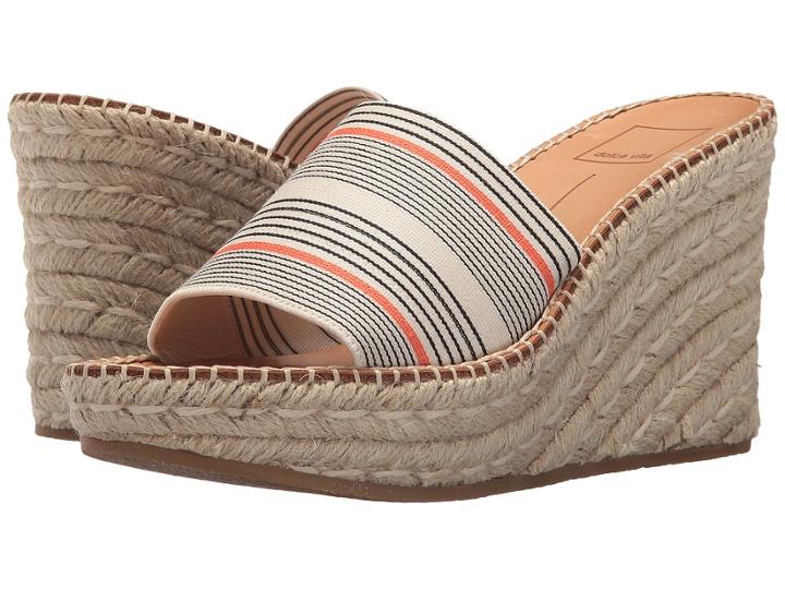 Dolce Vita Pim (coral Stripe Elastic) Women's Shoes