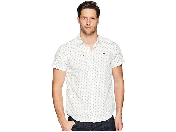 Scotch & Soda Classic Short Sleeve Poplin Shirt (combo B) Men's Clothing
