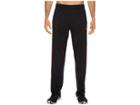 Adidas Essentials 3-stripes Regular Fit Tricot Pants (black/scarlet) Men's Casual Pants