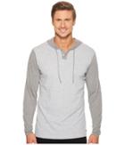 Rvca Pick Up Hooded Knit (athletic Heather) Men's Clothing