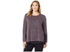 Nic+zoe Plus Size Every Occasion Top (plum) Women's Clothing